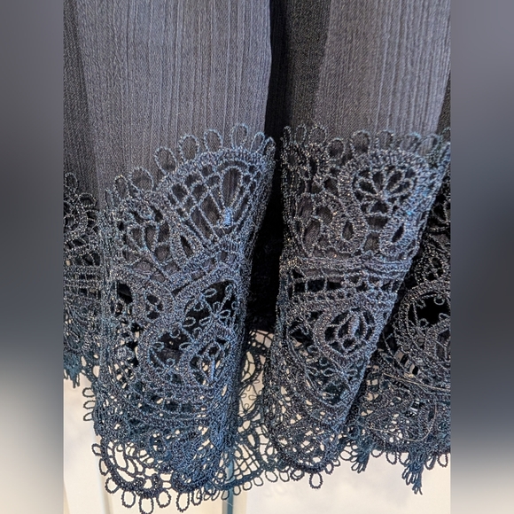 Ted Baker Lace Trim Peplum Blouse - Picture 3 of 3